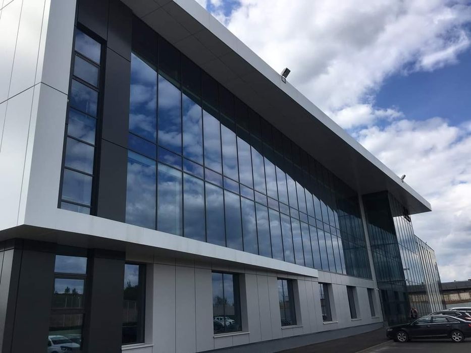 Остекление фасадов зданий в Ташкенте. Alyumin konstruksiyalar va fasad