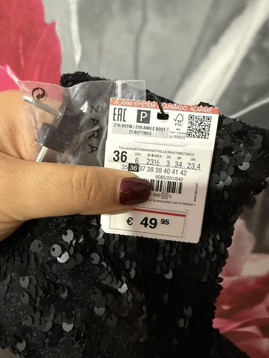 Ботильоны Zara 36 размер новые