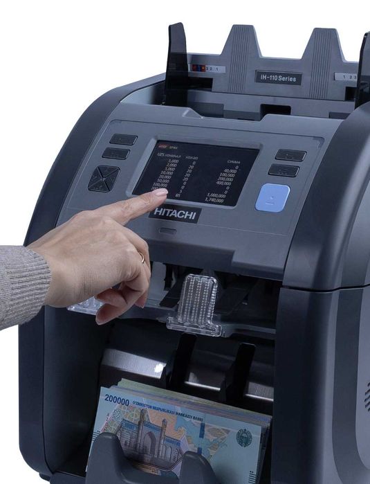Hitachi iH 110 Пул санайдигон аппарат, Счетчик-сортировщик денег
