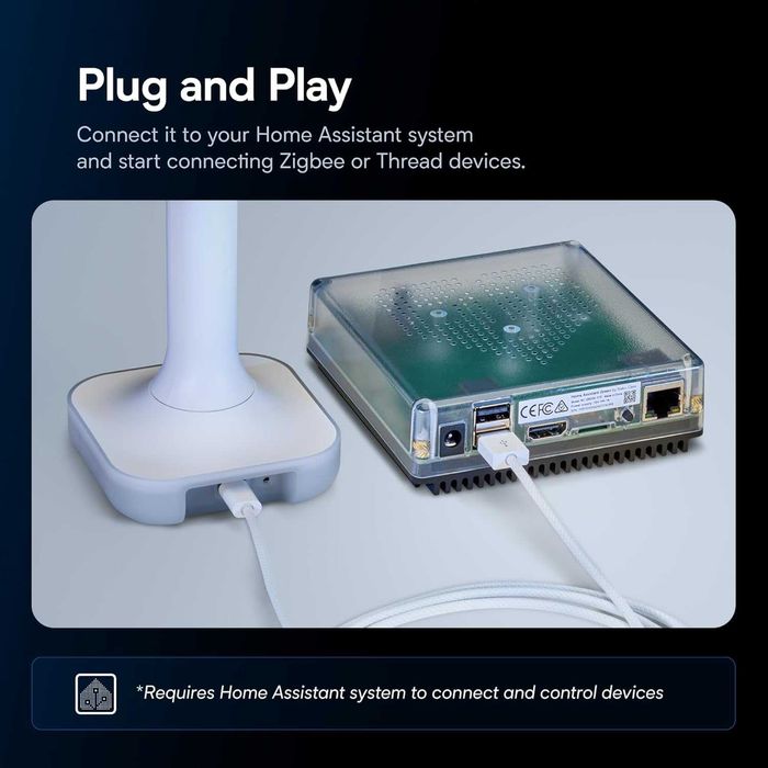 Смарт адаптер Home Assistant Connect ZBT-2 Zigbee Thread Matter