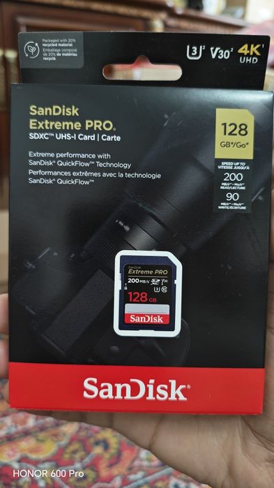 SanDisk Extreme Pro SD M128gb 4K