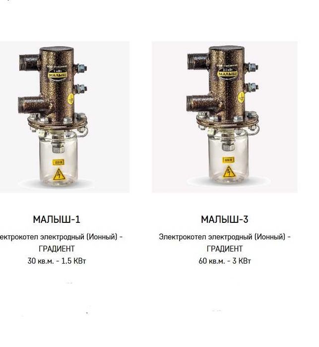 Электрокотёл Малыш 1-3 КВт "Градиент". Сэкономьте от 30 до 50% на э/э.