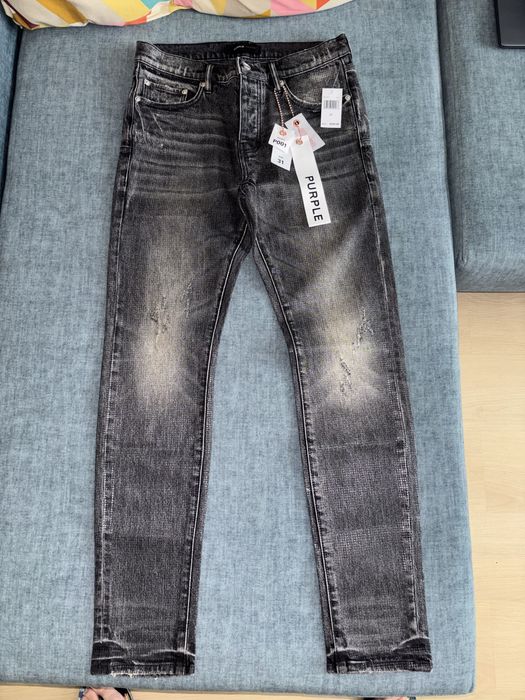 Джинсы Purple Brand Tiled Overlay Skinny