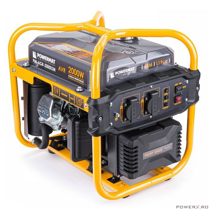 Generator Curent 220V, 2000W Inverter, cu stabilizator tensiune AVR, 4