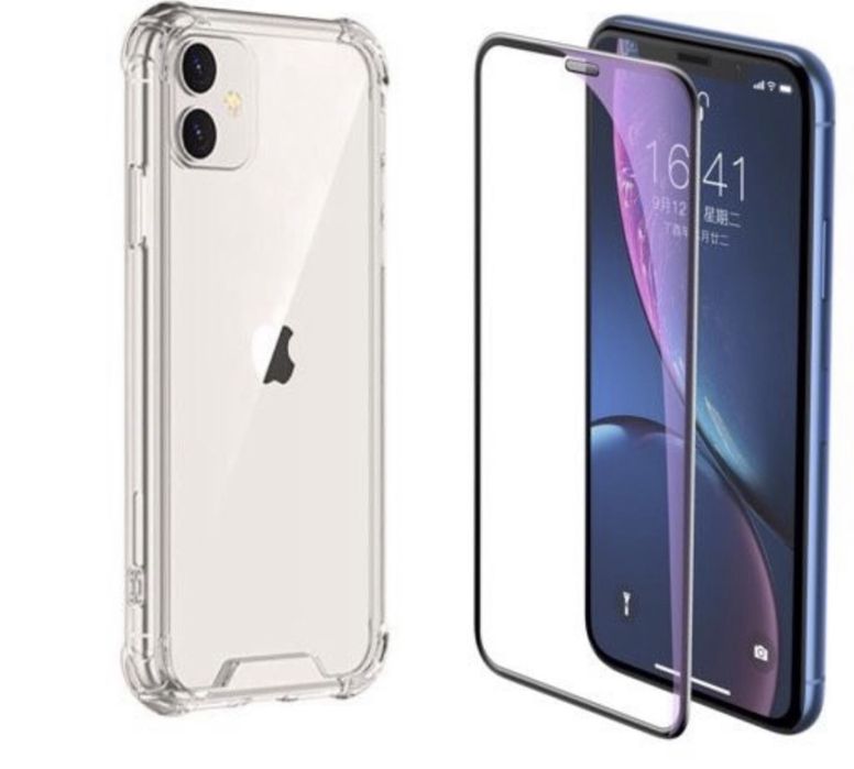 Iphone 11 12 13 14 15 16 17 PRO MAX Husa TPU Air Bag si Folie Sticla 9