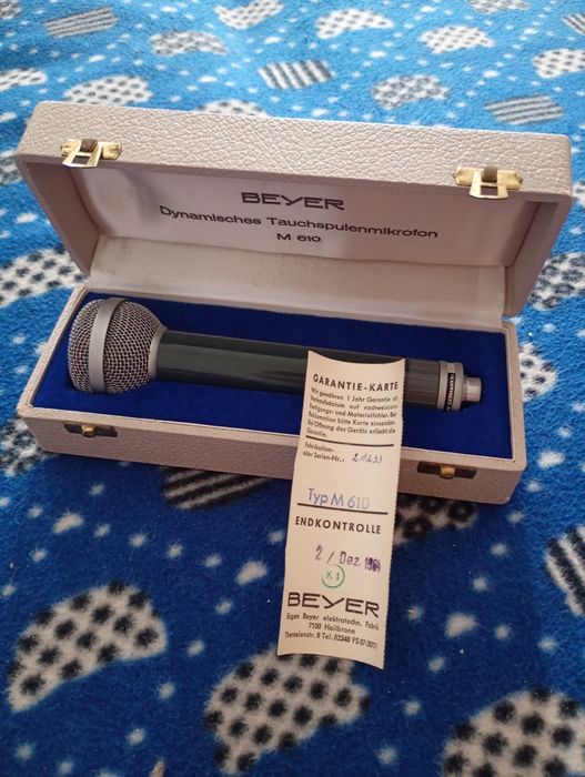 Microfon BEYER Dynamlschess Tauchspulenmlkrofon M 610