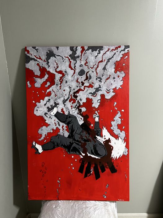 «Наруто» Джирайя картина маслом, авторская работа