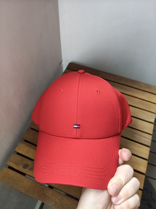 Tommy Hilfiger classic BB cap șapcă unisex roșie cu logo mic noua originala