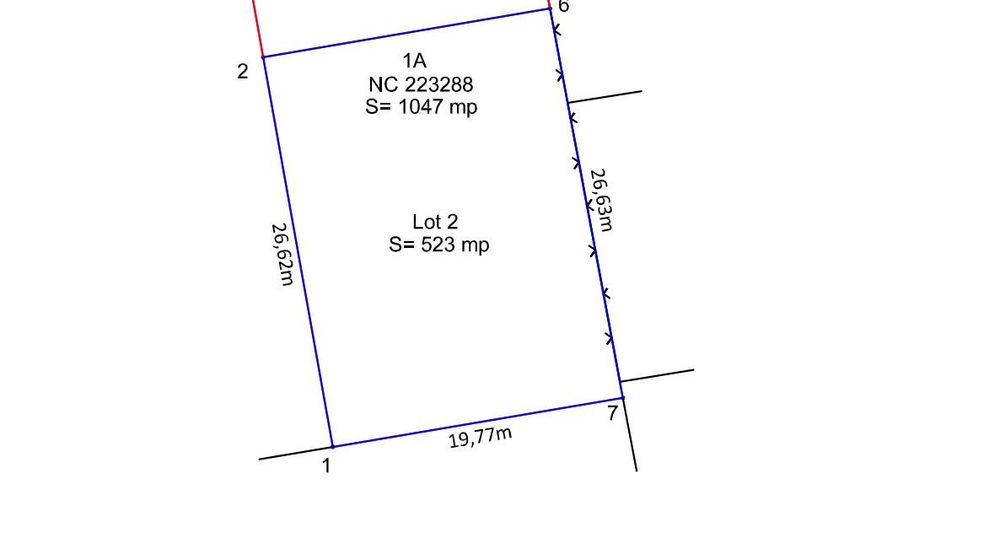 Teren intravilan, deschidere 27 m, 523 mp, zona Bariera Valcii