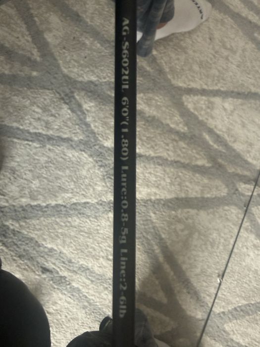 Lanseta spining 1,8 metri putere de aruncare 0,8-5 grame