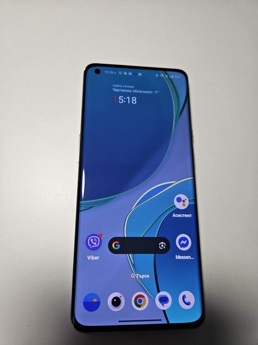 OnePlus 9Pro 5G + слушалки Sony + Huawei Watch GT2 42 мм.