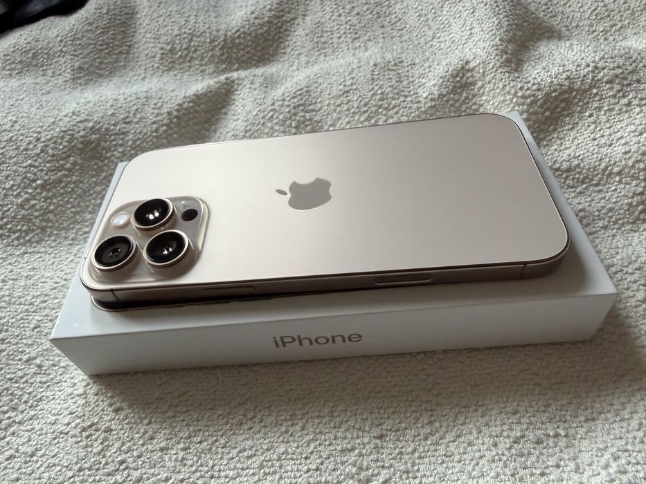 Iphone 16 Pro Max 512GB culoare Desert Titanium baterie 100% ca nou