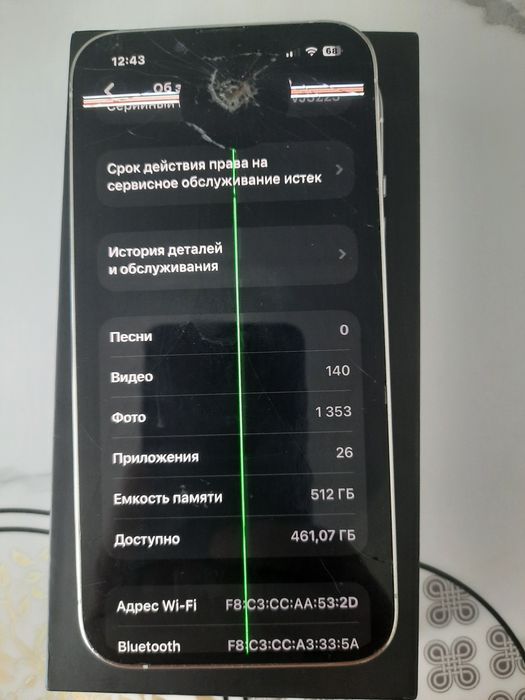 Айфон 13Pro 512gb 78%