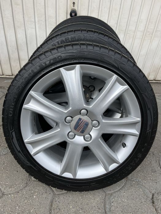 Jante aliaj 5x112mm, anvelope 225/45 R17, Seat Leon, Altea, Alhambra