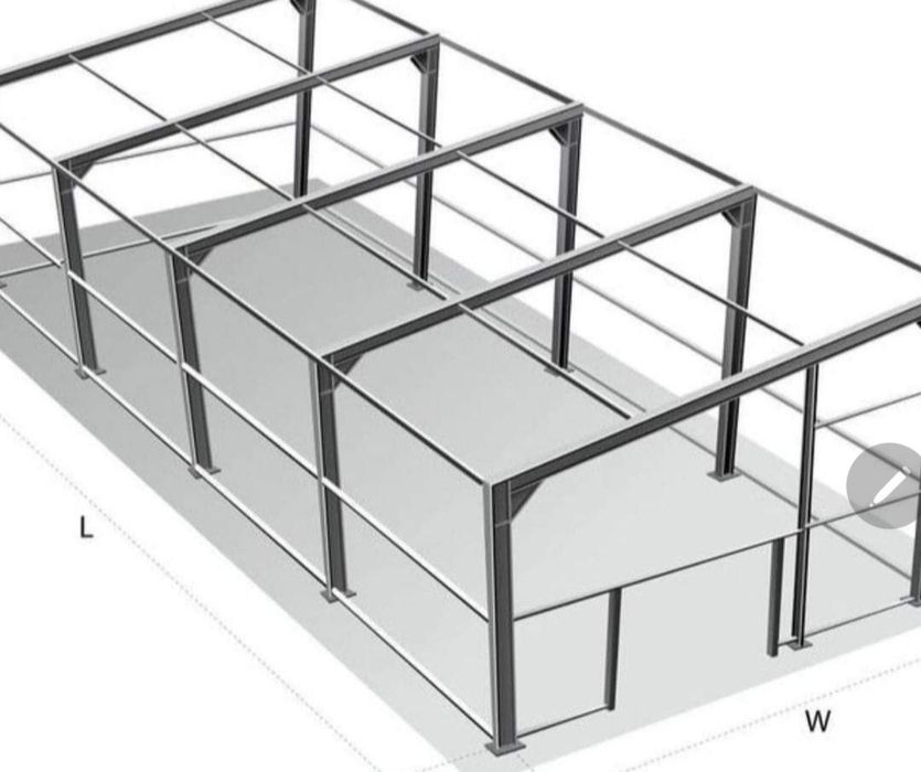 Vand structura 150 mp la 3600 de euro dinProfile hea ipe