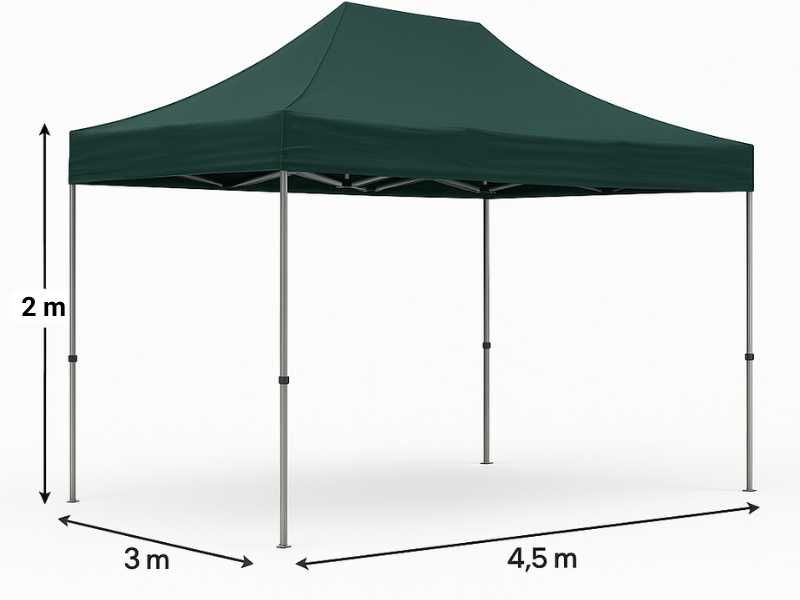 Шатра павильон 3 х 4,5м зелена НОВА