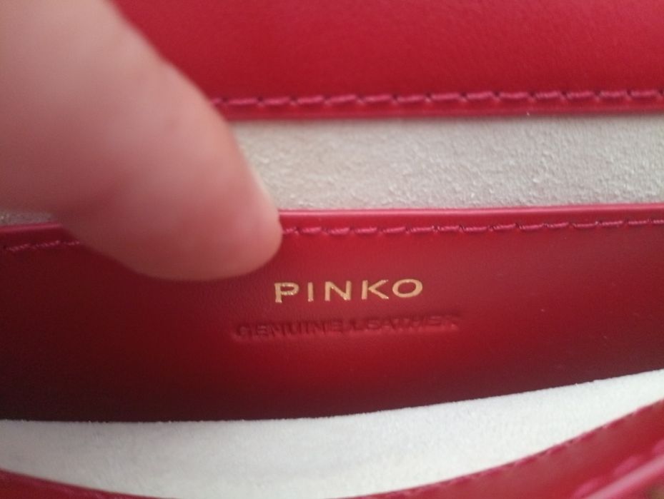Кожена Чанта Пинко