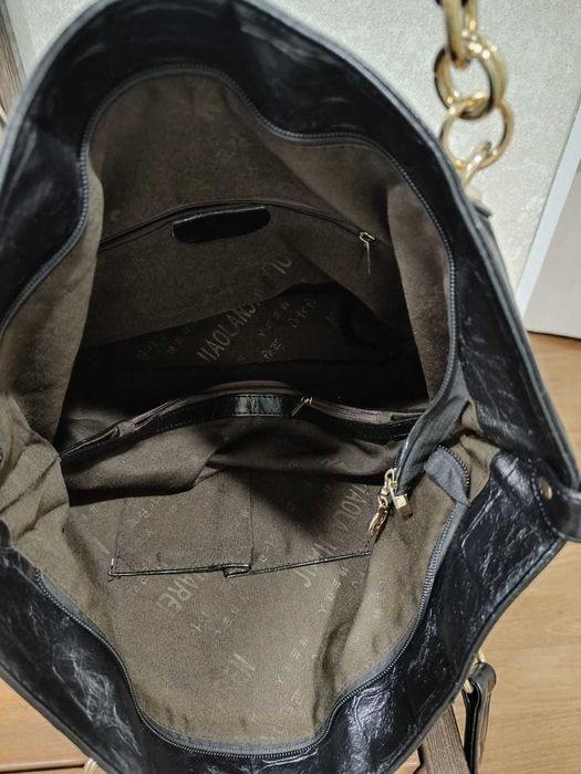 Кожаная  женская сумка