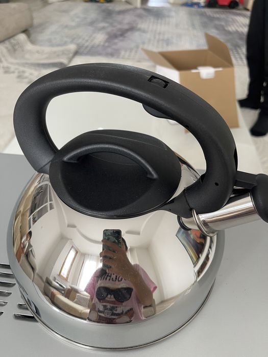 Tefal чайник из нержавеющей стали.