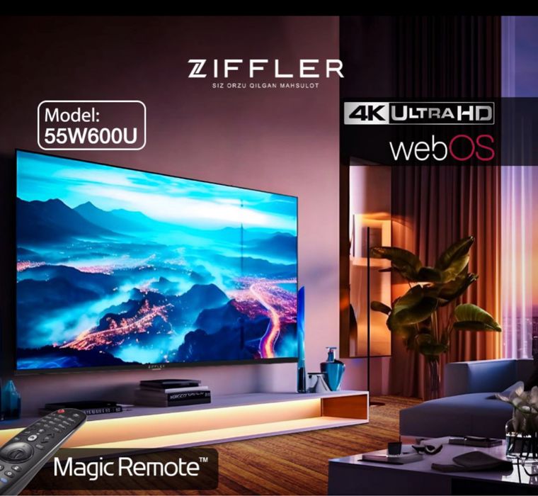 Ziffler 65 Smart Webos,Android