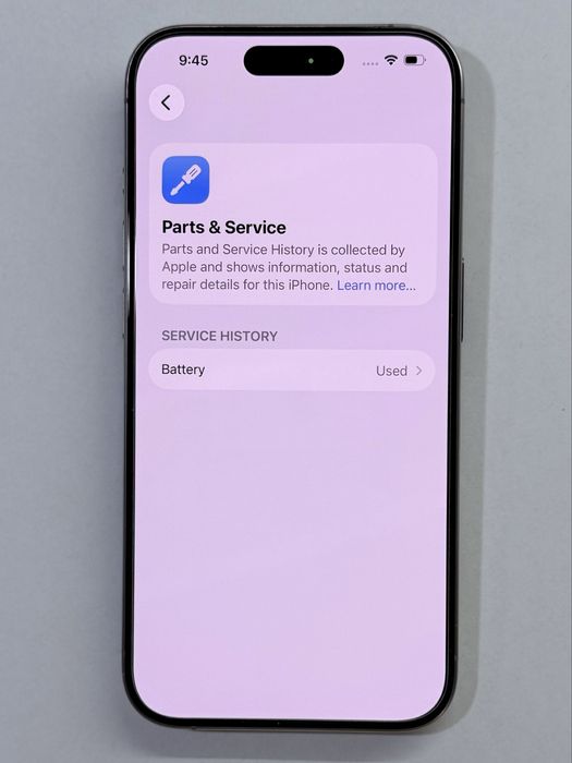 iPhone 15 Pro Titanium 95% battery