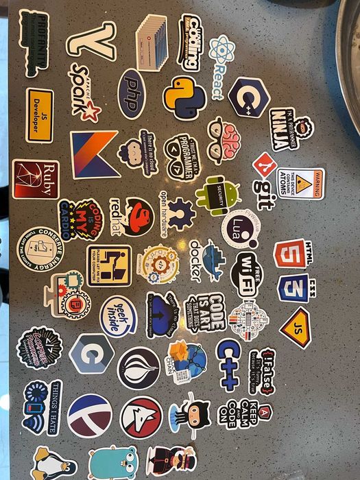 Водоустойчиви 50х стикери-Programing/Програмиране/Internet/Java/PHP/C#