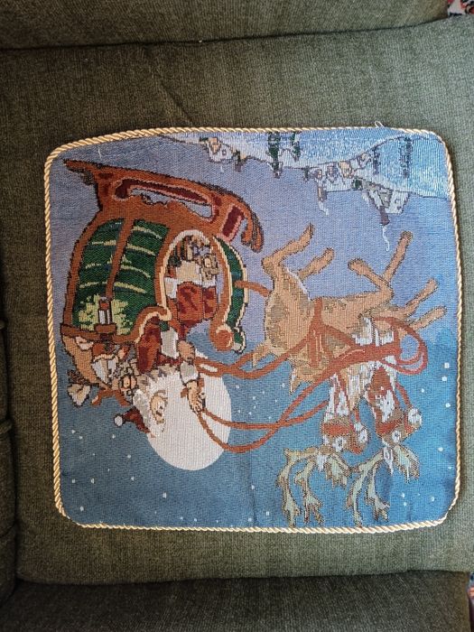 НОВИ Коледни калъфки за възглавница - рамер 40х40 см