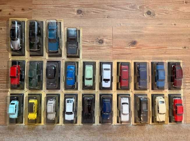 Colectie completa Masini de Legenda – 84 modele + reviste + vitrine