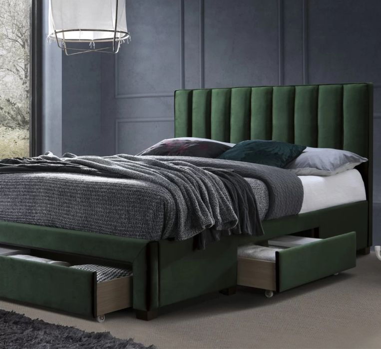 Тапицирана спалня GRACE Зелена