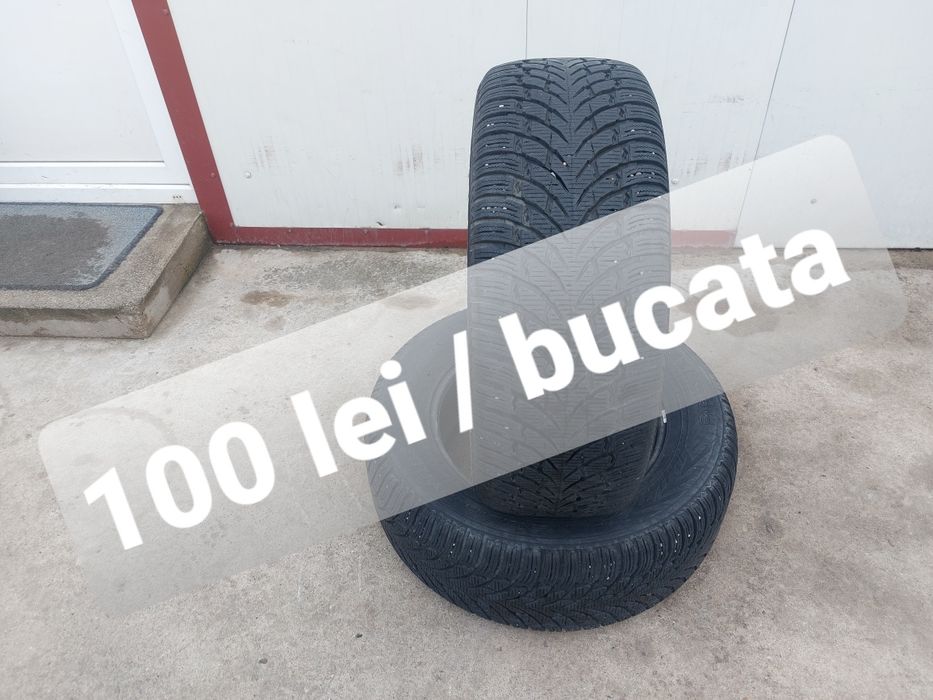 100 lei bucata! Doua anvelope M+S/IARNA 265 60 r18 Nokian