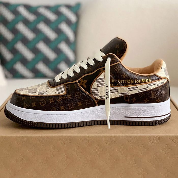 Force 1 Low Louis Vuitton Monogram Brown