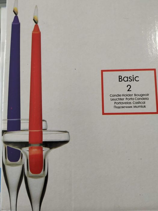 Подсвечники, стекло