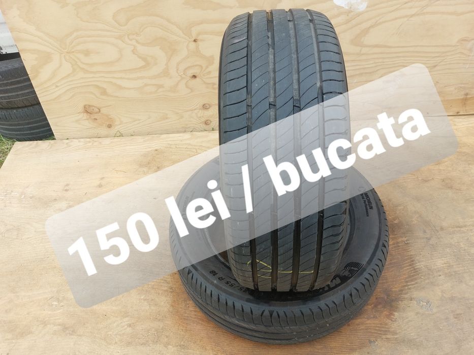 150 lei bucata! Doua anvelope de vara 235 55 r18 Michelin E-Primacy dot 2024