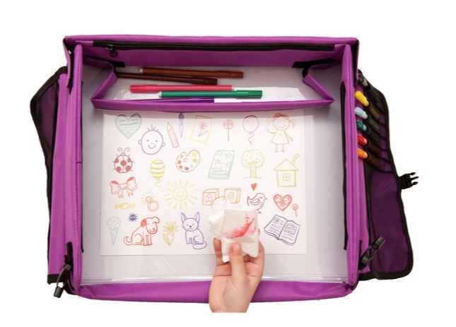 Masuta de calatorie copii Purple Kosmos Kids