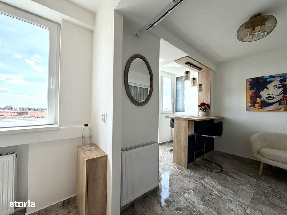 Apartament elegant cu 2 camere, 38 mp utili, etaj 8 - Timisoara