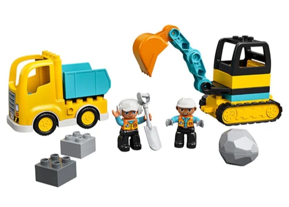 Vand LEGO DUPLO Camion și excavator pe șenile - second hand
