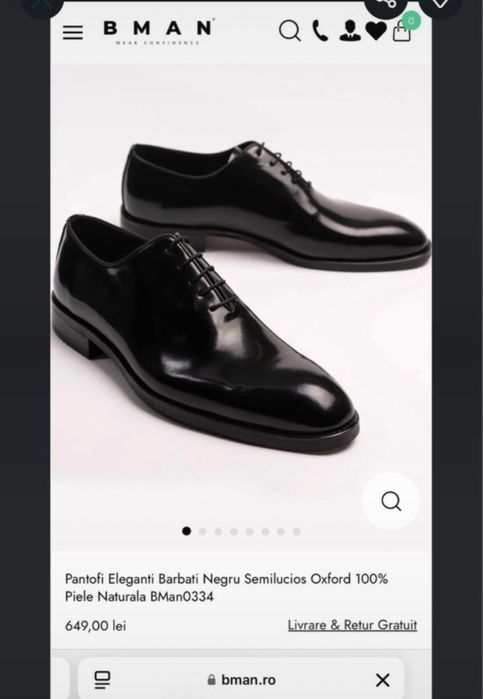 Pantofi eleganti Bman