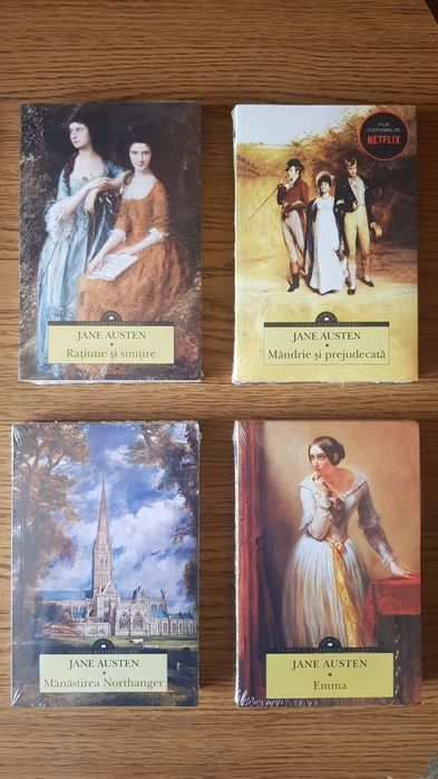 Vând cărți noi scrise de Jane Austen