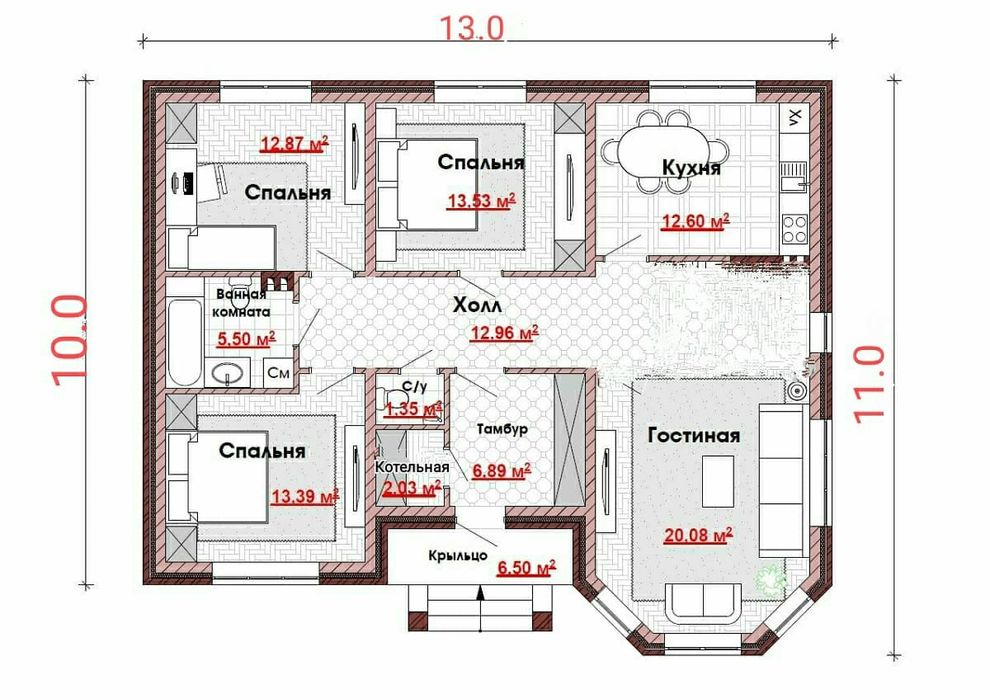 заливка фундамента