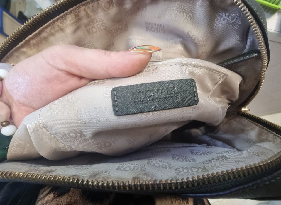 Michael Kors Cindy дамска зелена чанта MK