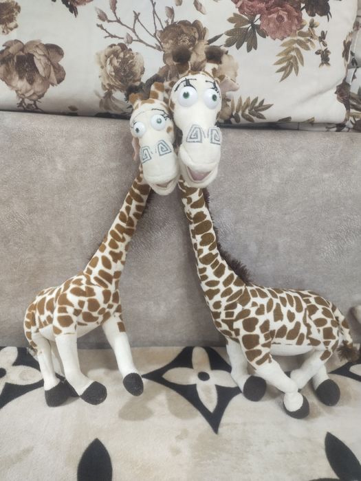 Мягкие игрушки жирафы.Ободок жирафик из Дисней.