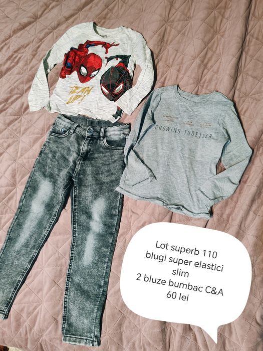 Lot haine 110 pt băiețel C&A și LC WAIKIKI