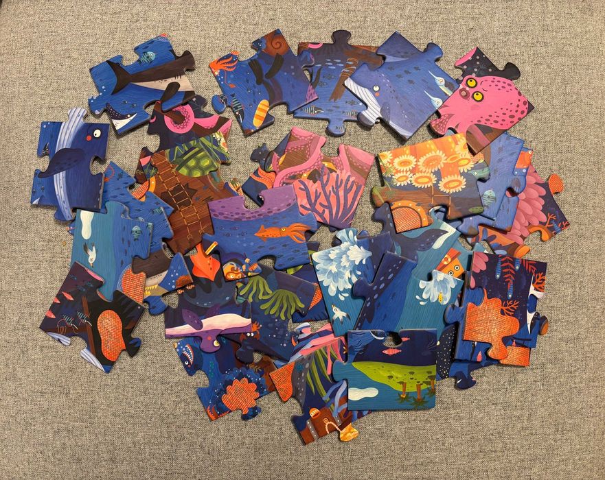 Puzzle secret cu ochelari - Oceanul