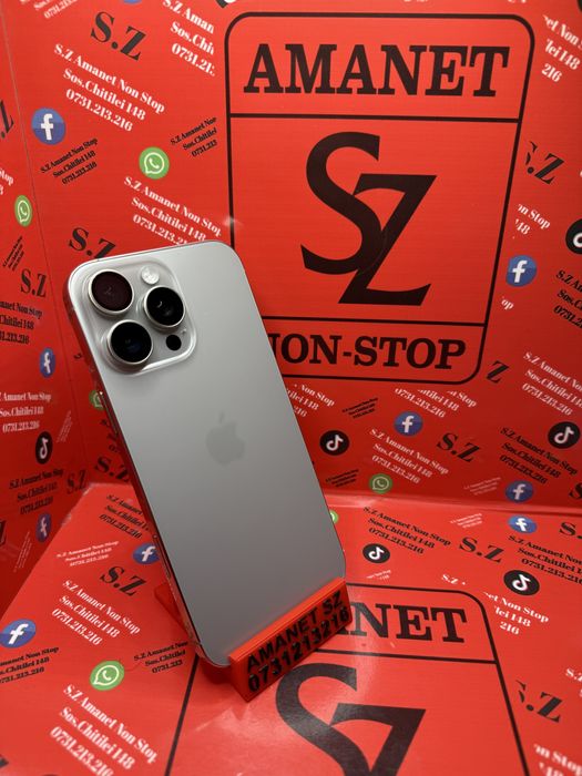 Iphone 16 Pro Max 92% Baterie Amanet SZ Non Stop