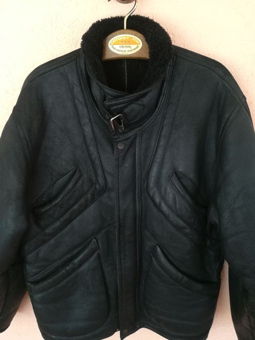 Geaca Conbipel piele cu blana mărimea 48