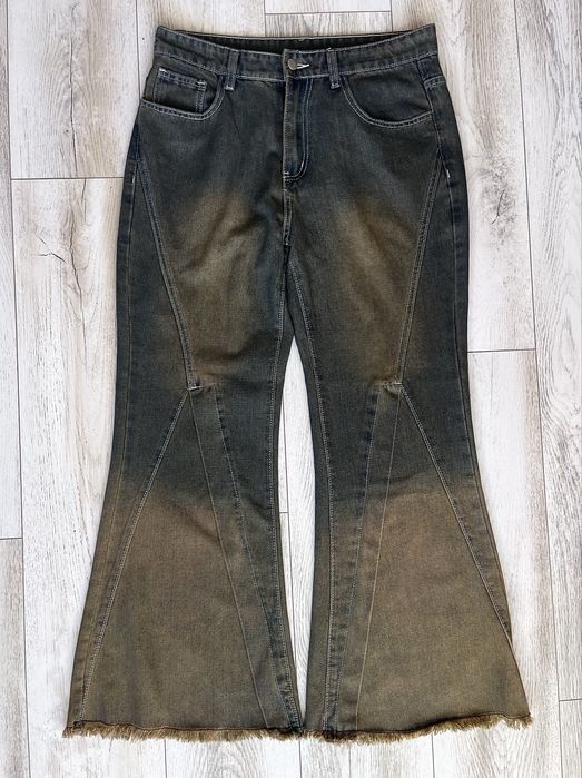 Blugi bărbătești 2025 – Arămiu degradé – Largi jos – NOI, NEPURTAȚI