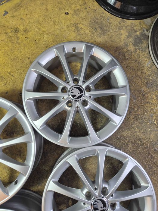 4 Jante Aliaj 5x112 17'' Skoda Octavia Superb Karoq Yeti CA NOI