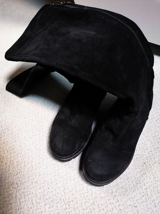 Cizme piele întoarsă