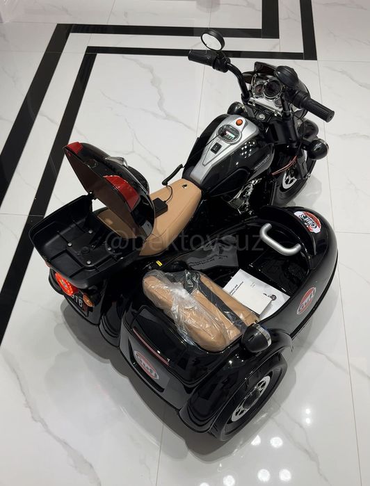 Детский мотоцикл GUFI 12V | 2-местный, 3-10 лет, до 80 кг