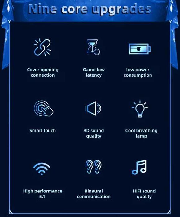 Casti Wireless - OneTouch technology, Hifi sound quality